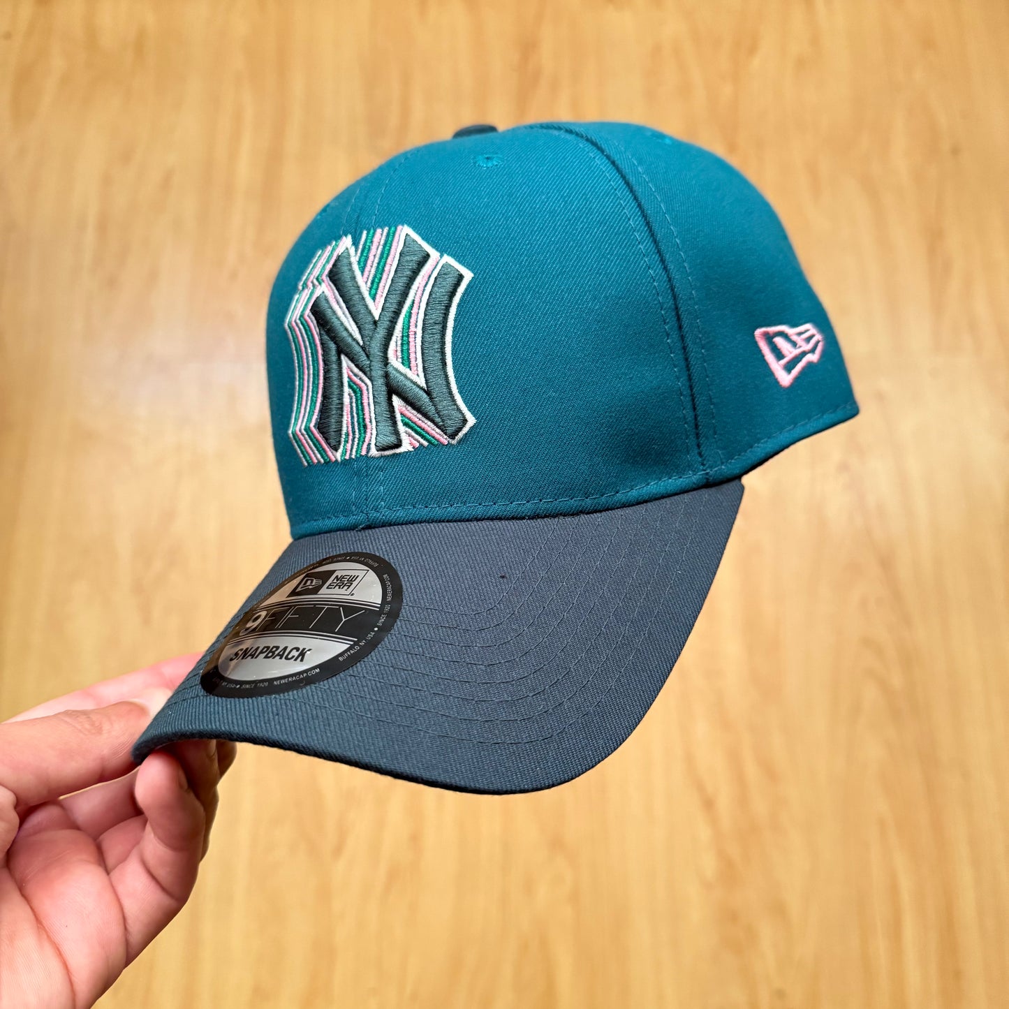 Gorra "NY verde turquesa"